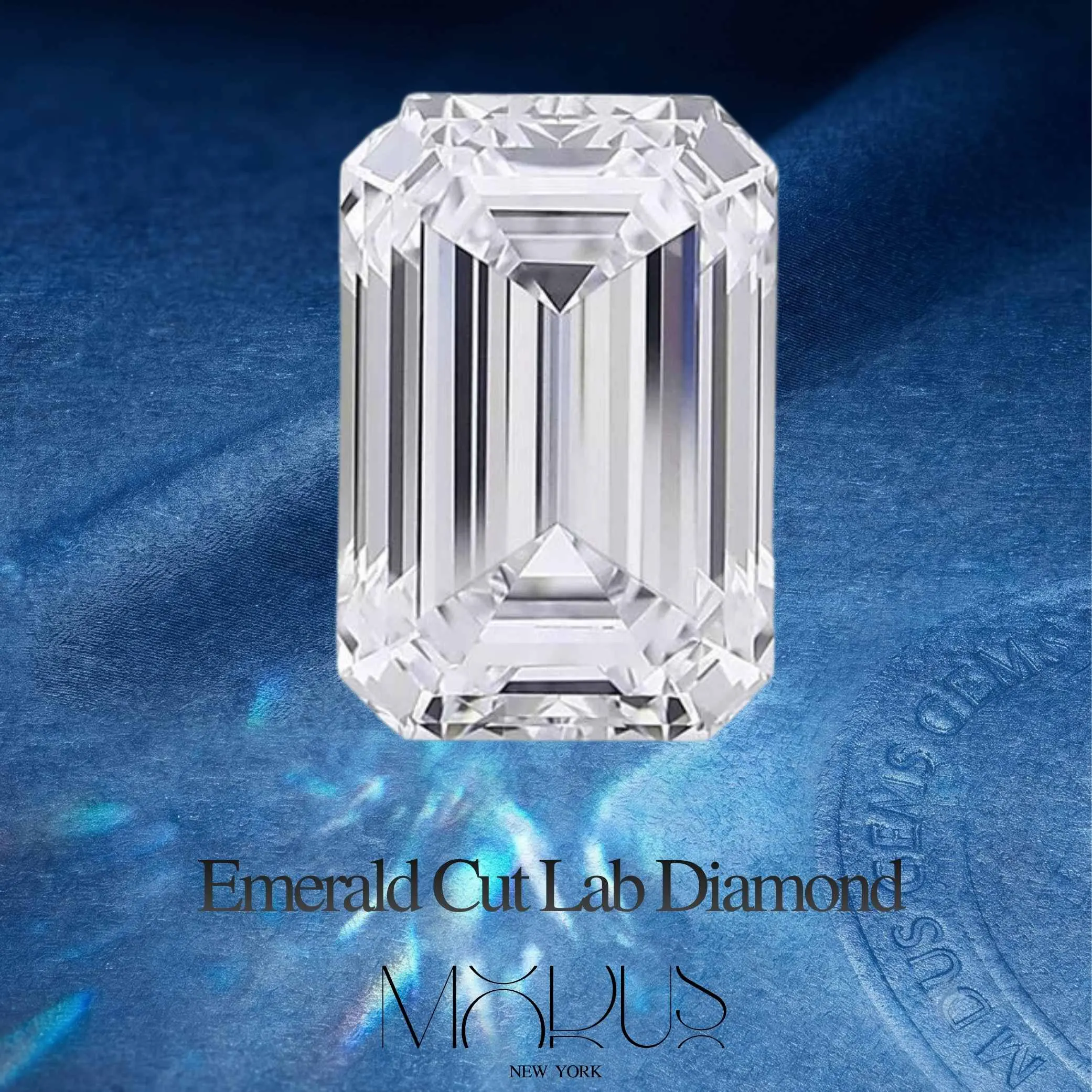 1Ct Emerald Cut Lab Grown Diamond IGI Certified Premium Diamond Single Loose Stone