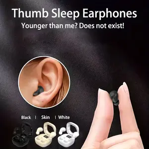 MSHUKCOE Wireless Smallest Invisible Earbuds For Sleep Ultra Small Hidden Earphones Ear Buds For Small Ear Bluetooth Mini Invisible Sleep Noise Cancelling Earbuds For Side Sleepers Hidden Headphones For Work all-day wear
