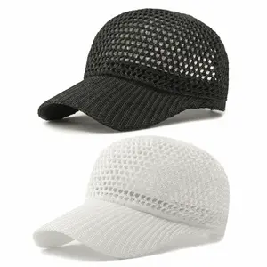 1/2 Pack Full Mesh Baseball Caps for Men & Women, Ultra-Breathable Knit Summer Hat, Lightweight & Sporty