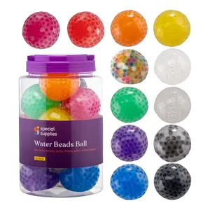 Water Beads Stress Ball (Multi- Color): 12 Pack