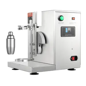 VEVOR Milkshake Maker Machine,  120W Commercial Milk Tea Shaker Machine, Single Head Milk Shake Mixer Machine, 0-180s Adjustable Milkshake Blender, with 750 ml Stainless Steel Cup, for Milk Tea Store