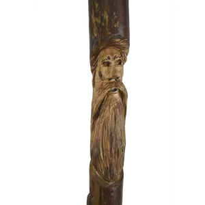 Mountain Man Walking Stick in Dark Wood