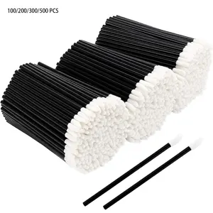 ✨Disposable Multi-Purpose Lip Brush Stick: Suitable for applying lipstick, eyeshadow, nail polish, and more. A versatile disposable makeup and beauty tool, perfect for any beauty routine. Cosmetics