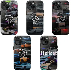 Hellcat Redeye SRT Tough Phone Case, Collage Cell Phone, Case For Fan, iPhone 15 14 13 12 11 Pro Max Plus X Accessories Protection