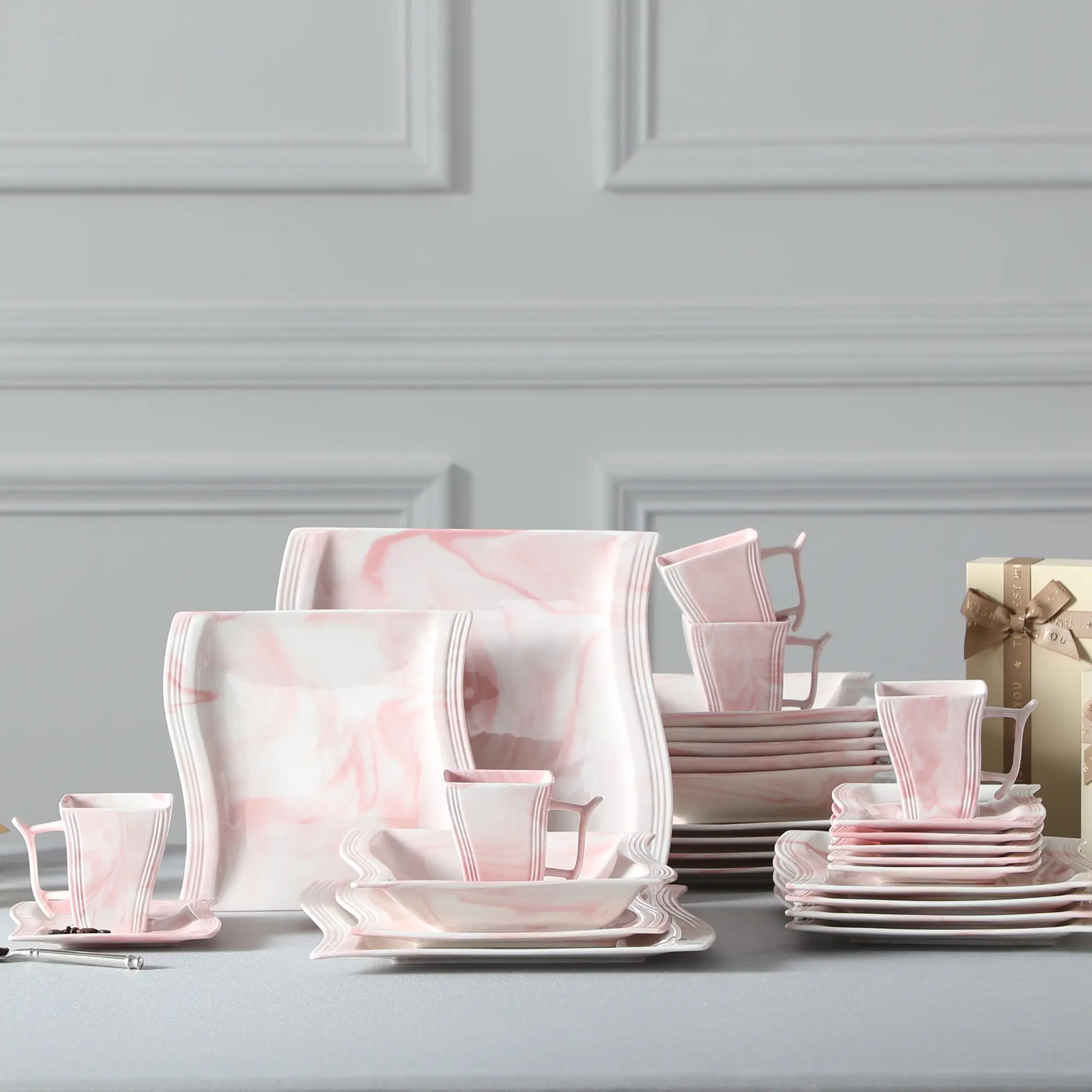 30 PCS(Service for 6) - Pink