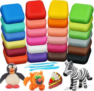 Magic Clay - Air Dry Clay 24 Shades Clay for Kids with Tools, Toys Gifts for Age 3 4 5 6 7 8+ Years Old Boys Girls Kids