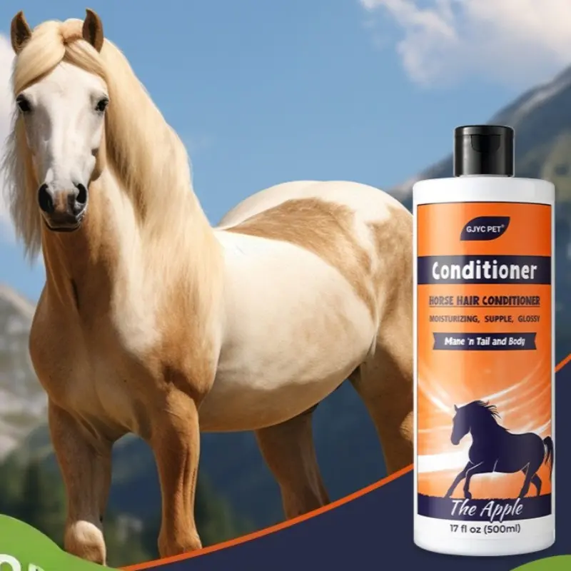 500ml / 17oz Horse Hair Care Shampoo, Nourishing and Softening, Deodorizing, Clean, Ideal for Small Horses, Horse Coat Maintenance, Equine Grooming Essentials
