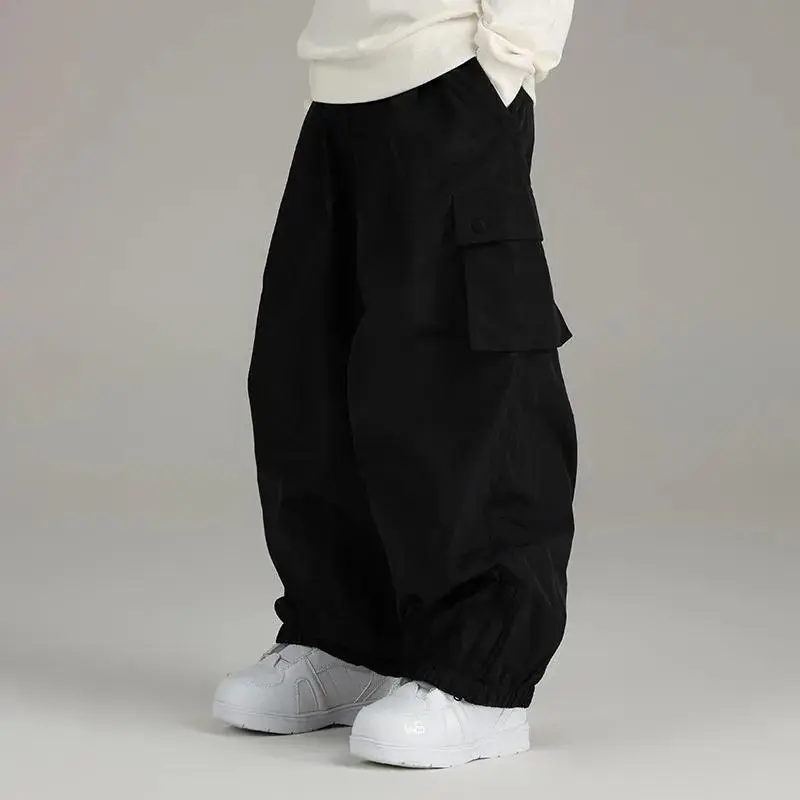 Unisex Waterproof Windproof Ski Pants for Men & Women - Loose Fit Multi-Pocket Snowboard Pants