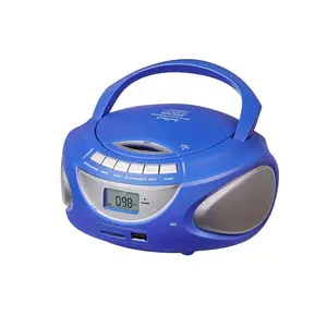 M-Amazup CD player, dual stereo speakers, AM/FM radio, stereo audio interface, AUX input, USB player, TF card player, portable music box, wireless speaker, record player, speaker stand, plastic Bluetooth speaker