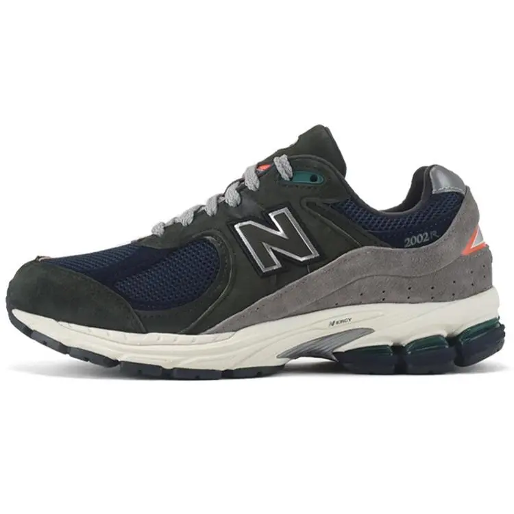Men's New Balance ML2002RF 2002r Casual Sneakers - Defense Green-Natural Indigo Closed Footwear, Regular Fit All-Seasons Comfortable Athletic Walking Trainer