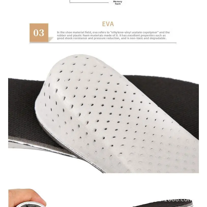 Cotton insole invisible inner heightening pad sports warm full pad half pad men's and women's high heels comfortable Resilient Cushioning Footwear Shoe