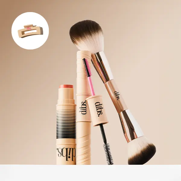 DIBS Beauty Seeing Double Set - Double Standard Primer & Mascara Duo, Claw Clip, Desert Island Duo, & Duo Brush Face DIBS Beauty Seeing Double Set - Double Standard Primer & Mascara Duo, Claw Clip, Desert Island Duo, & Duo Brush Face
