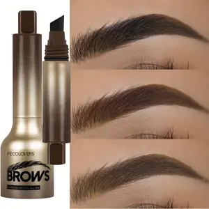 Eyebrow Dye Cream - Tinted Eyebrow Cream, Easy To Apply Long-Lasting, Versatile for All Skin Types - Black, Brown, Ultra-Fine Brush Applicator, 24-hour Natural Eyebrow Look