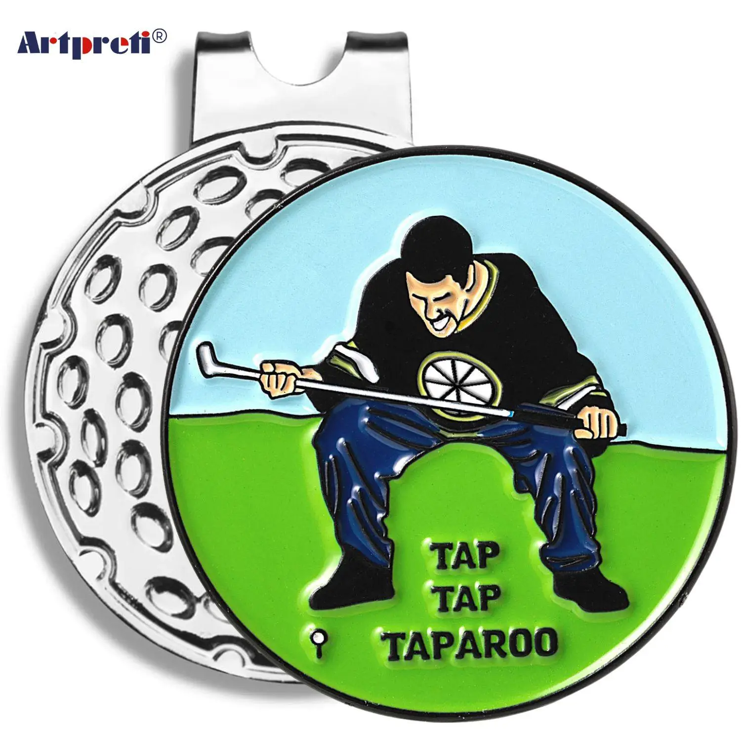 Funny Golf Ball Marker with Magnetic Hat Clip, Funny Golf Gifts for Men Women, Golf Accessories for Golf Lovers
