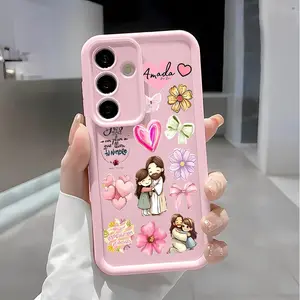 Loving Embrace Soft&Flexible TPU Silicone Phone Case For Galaxy S26 Ultra S25 Edge S24 FE S23 S22 S21 Plus A13 A14 A15 A16 A17 A33 A34 A35 A36 A52 A53 A54 NOTE20 Durable|Shockproof|Full Camera Protection|Anti-Fingerprint