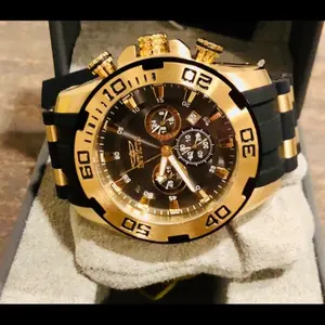 Brand New Men’s Invicta Watch - Gold & Black - High Quality Luxury Mens Watch - 100% Authentic Invicta