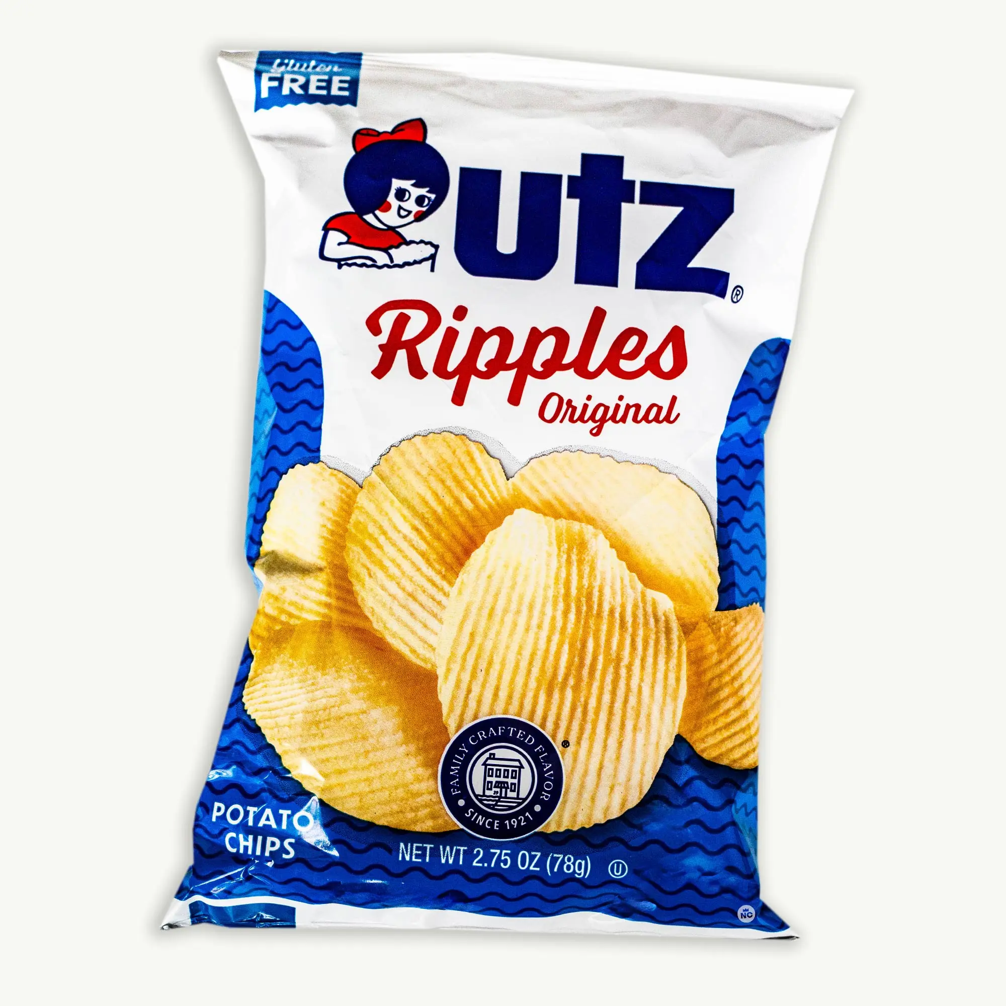 Utz Ripples Original Potato Chips 2.75oz