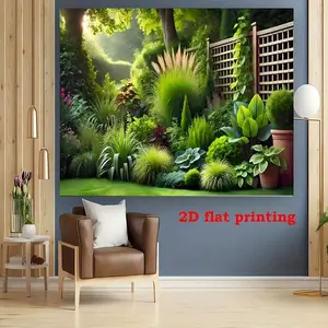 2D Flat Decoration Background Cloth, Vibrant Floral Design, Durable Polyester, Indoor Outdoor Use, Wedding Birthday Event Decor