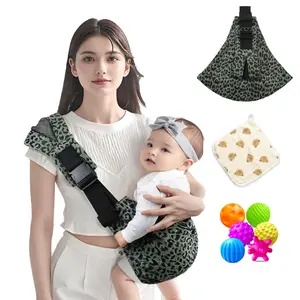 Baby Sling Carrier Adjustable Baby Sling 2025 Upgraded Toddler Sling Comfortable Baby Wrap Carriers Ergonomic-Designed, Breathable Carrier, Travel Friendly Carrying 10-45 Lbs