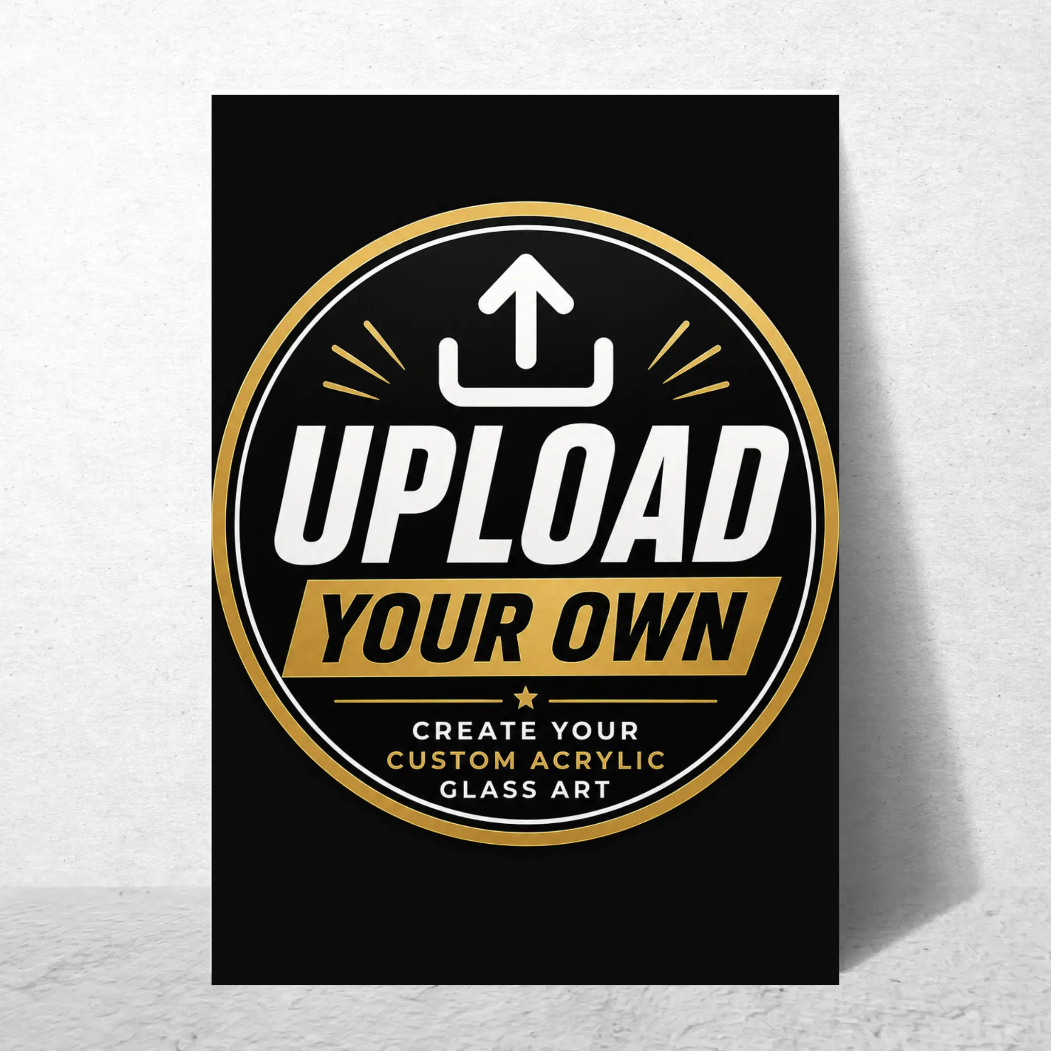 UPLOAD YOUR OWN PHOTO | CUSTOM ACRYLIC GLASS WALL ART