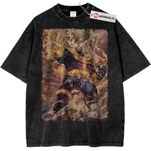 Thanos Shirt, MCU Avengers Comics Shirt, Vintage Tee 45733 1393