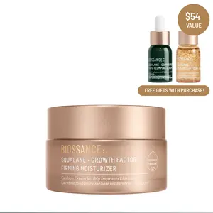 Biossance Squalane + Growth Factor Firming Face Moisturizer-For Improving Firmness+Fine Lines