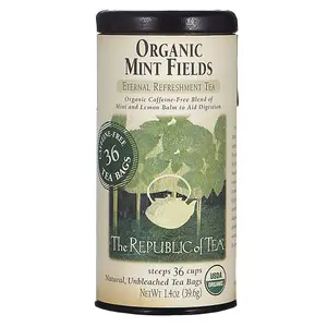 The Republic of Tea Herbal Mint Fields Organic Tea, 36 Tea Bags