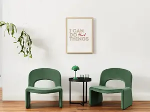 Affirmations Wall Art Set Minimal Script– 8X10 Prints for Home, Classroom, or Kids Room (6-Poster Set + Free Digital Bundle)