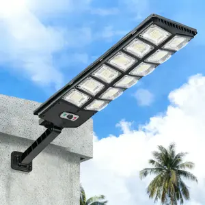 Solar Lights Outdoor Waterproof, Motion Sensor Security Flood Light, Dusk to Dawn Auto On/Off, Ultra Bright 6500K, Remote Control, for Yard Porch Garage, Solar Outdoor Lights, Security Light