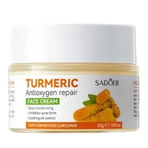 AUU 50g Nourishing and Hydrating Turmeric Antioxidant Repair Cream - Suitable for All Skin Types - Moisturizing Skincare - Moisturizers