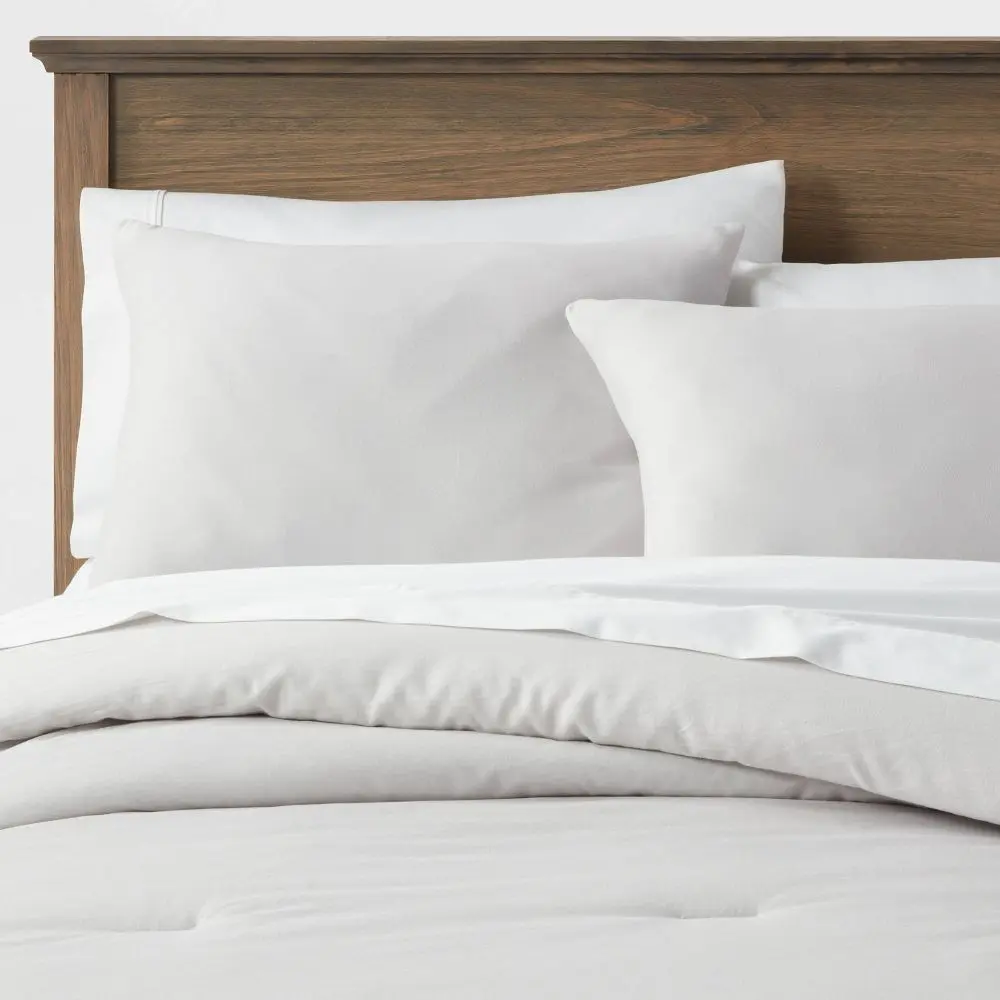 Threshold Sateen Comforter Set Quilted Year-Round Comfort
