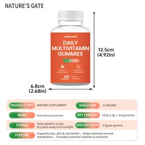 NATURE'S GATE Adult Men's MultivitaminGummies