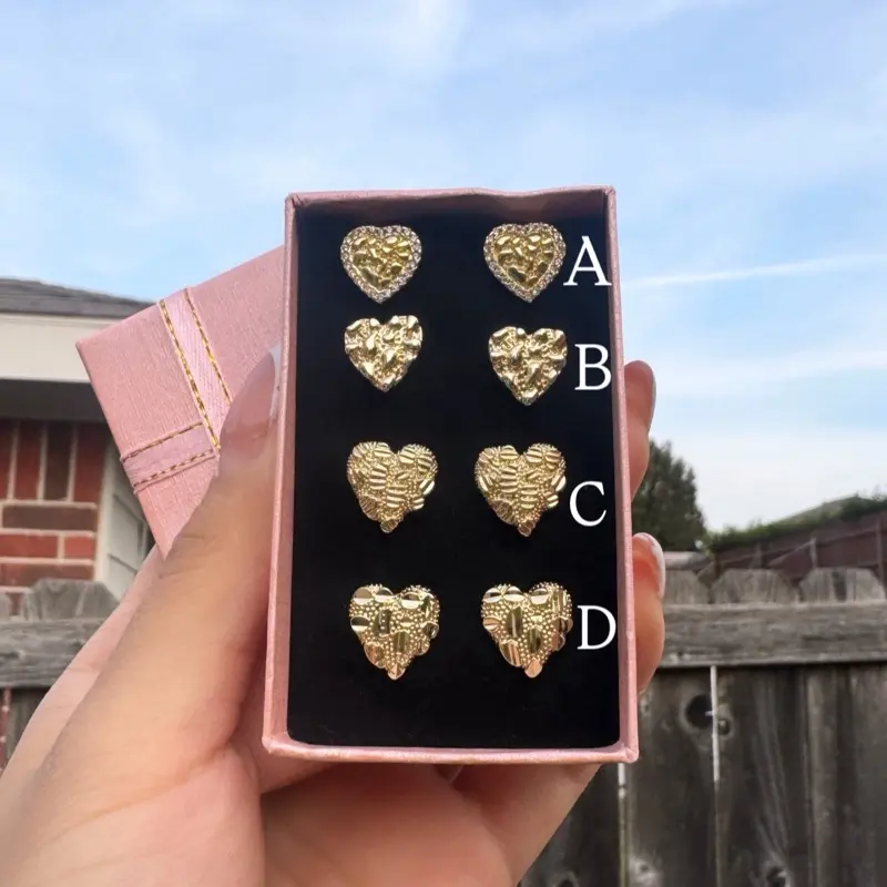 Nugget Gold Plated Earrings