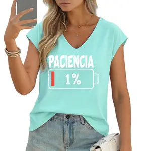Women’s Sleeveless Vest with Vibrant Spanish Letter Print – Casual Breathable Summer Top