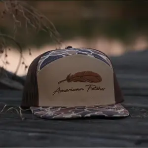 Classic Feather - AF Duck Camo 7 Panel Hat