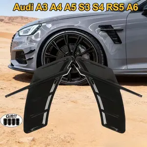 Audi A3 A4 A5 A6 A7 Side Skirt Vent Decor, Stylish Car Exterior Accessories, Enhance Vehicle Appearance and Aerodynamics, Car Decoration, Car Ornament