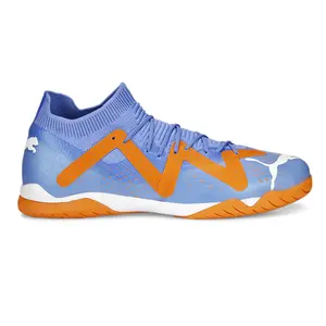 PUMA Mens Future Match Indoor  Soccer Cleats  - Blue, Orange