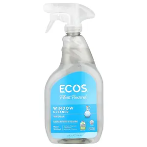 Earth Friendly Products Ecos®, Plant Powered Window Cleaner, Vinegar, 22 fl oz (650 ml)