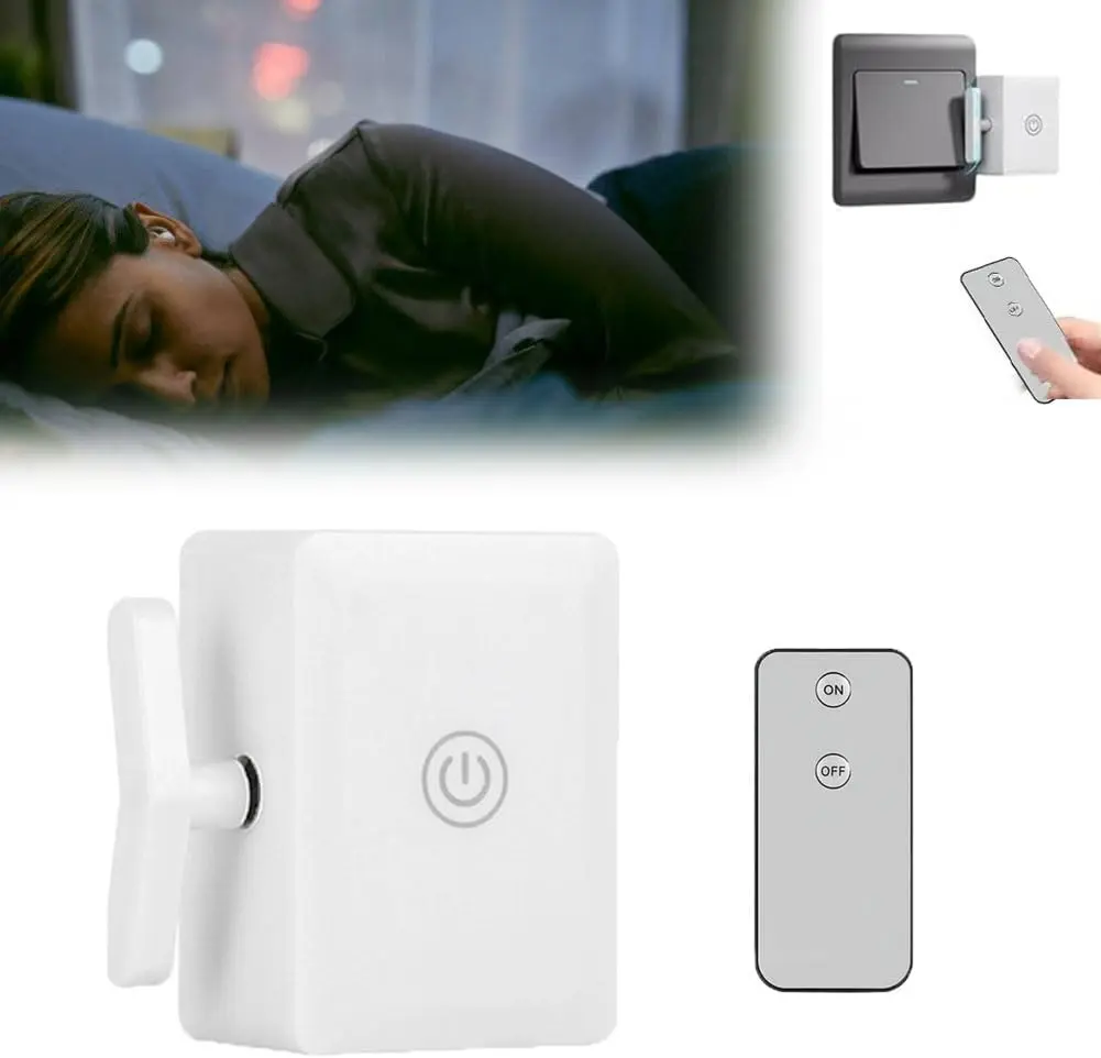 Bedside Sleep Switch - Remote Control Sleep Switch, Universal Robotic Arm Night Light Remote, Easy On/Off Switch for Bedside Lamp