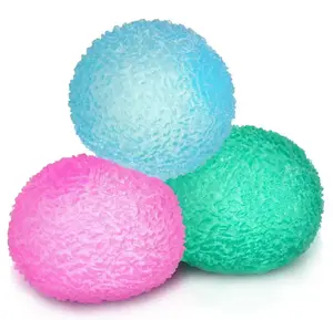 Ultra Soft Giant Liquid Sand Ice Block Squishy Handmade Water Feel Food-Grade Silicon Quick Rebound Stress Relief Toy Sensory Cuddle Box Sensory Bundle Decompression Squeeze fushigi ball