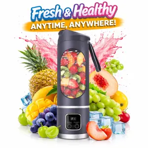Best Mini Juicer Blender,USB Rechargeable & Compact for Smoothies On-The-Go - Perfect Travel, Easy to