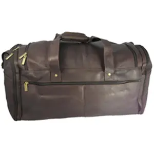 212 MAIN David King & Co 305C Extra Large Multi-Pocket Travel Bag - Cafe Color, Zipper Closure, Weekend Luggage Pack