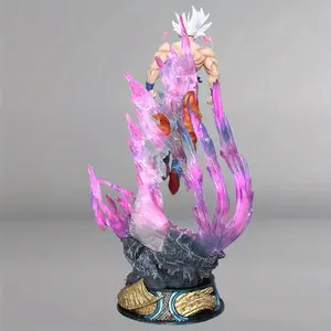 25cm Figure Ultra Instinct Super Saiyan Figurine Statue Pvc Statue Model Ornament Collection Gift