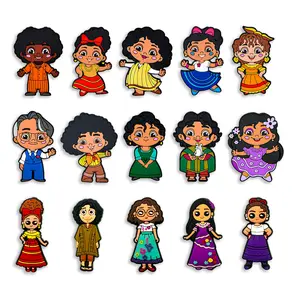 Encanto Croc Charms 15PCS PVC Clog Pins Accessories Party Favors Birthday Gifts Holidays Decoration for Boys Women Girls