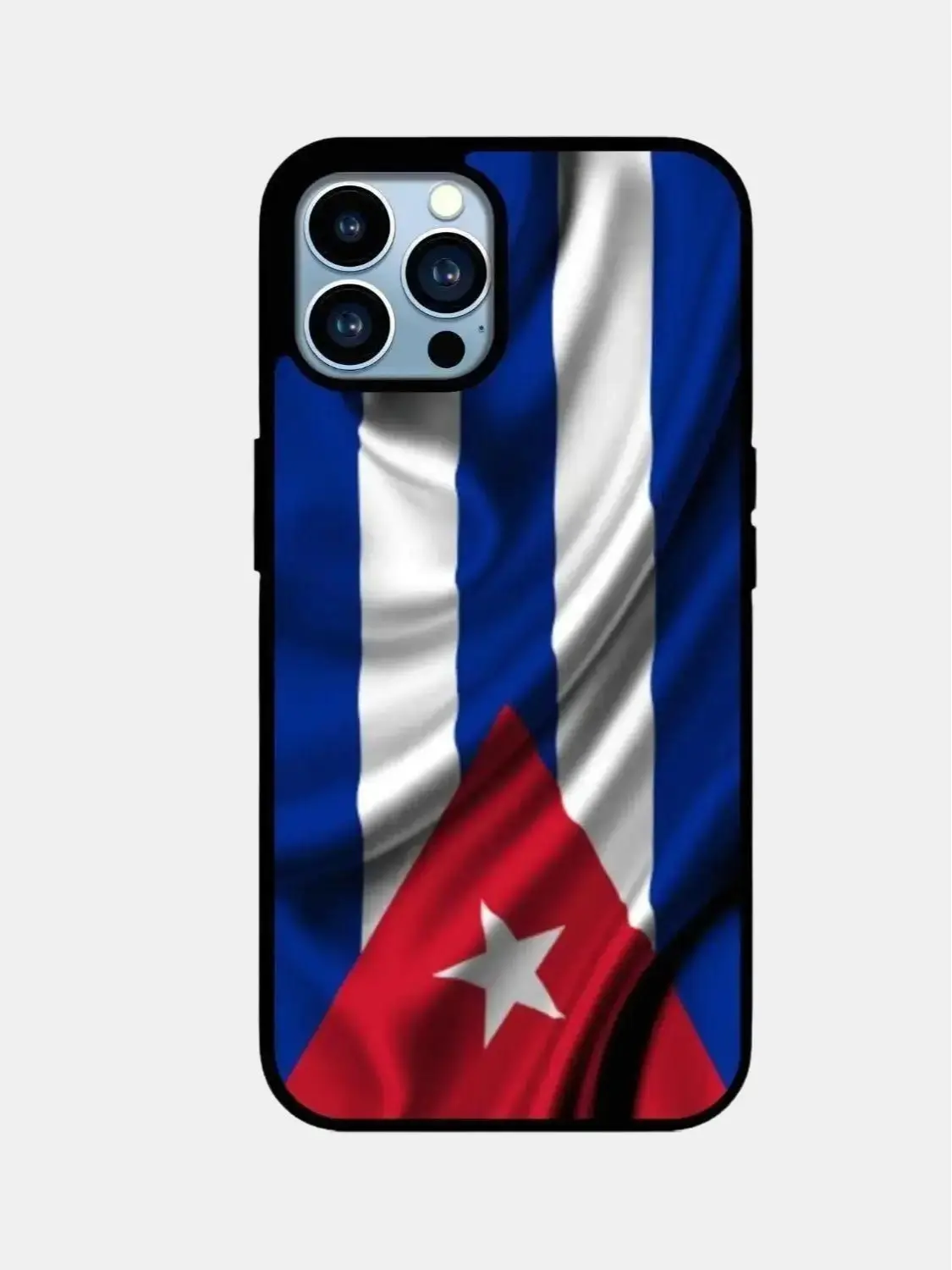 Bandera Cuban Flag Phone Case - Stylish and Functional Design for Smartphones, Designed for Protection, No Warranty
