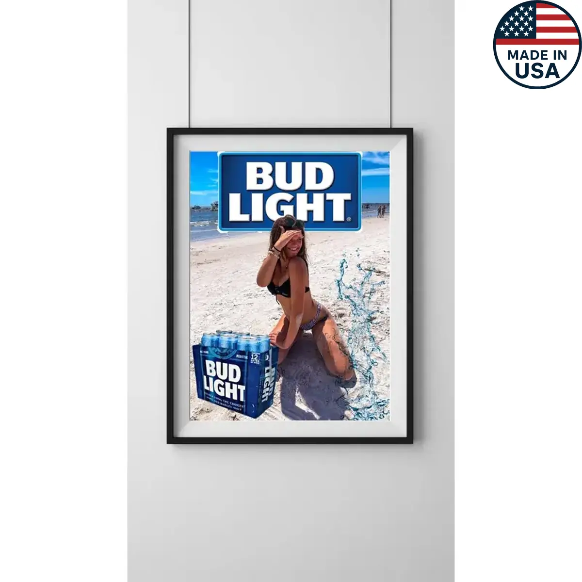 [Canvas Material With Frame] Beer Posters, Perfect Gifts And Decorative Art