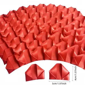 300 pieces of prefabricated handmade  petal webbing work in progress DIY rose petal making bouquet, material package flower Handcrafted Silk Ribbon