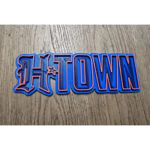 HTOWN Custom Houston ART - 3D Custom Wall Art