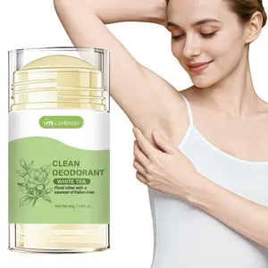 White Tea and Lemon Clear Flavor Sweating Stick 40g Fresh Floral Fragrance Solid Sweating Cream Natural Fragrance Sweating and Odor Removal
