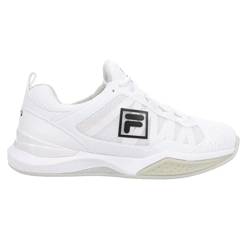 Fila Womens Speedserve Energized Tennis Sneakers Shoes - White Fila Womens Speedserve Energized Tennis Sneakers Shoes - White